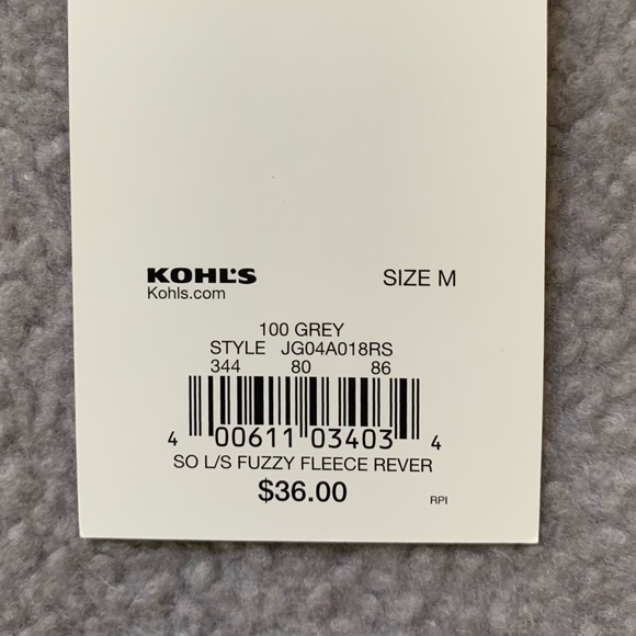 SO Clothing Perfectly Soft Sherpa Gray Hoodie - Picture 8 of 12